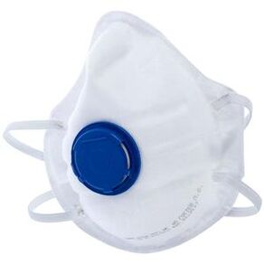 gasmasker voor schoenreiniging tegen schimmel